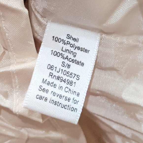 Satin Off-White Floral V Neck Midi Dress - Picture 14 of 14